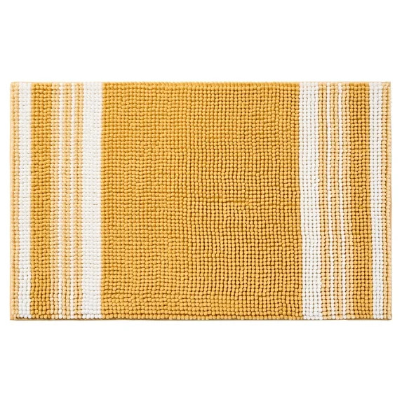 Mainstays Performance Foam Noodle Bath Rug, 20" x 32", Yellow | Walmart (US)