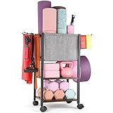 Yoga Mat Storage Rack Home Gym Equipment Workout Equipment Storage Organizer Yoga Mat Holder for ... | Amazon (US)