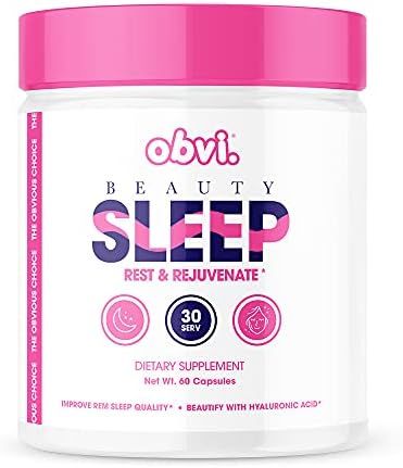 Obvi Beauty Sleep, Rest & Rejuvenate, Increase REM Sleep, Relieve Stress, Improve Mood (60 Capsul... | Amazon (US)