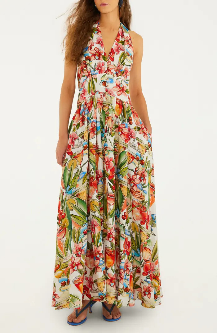 Cocktail Halter Maxi Dress | Nordstrom