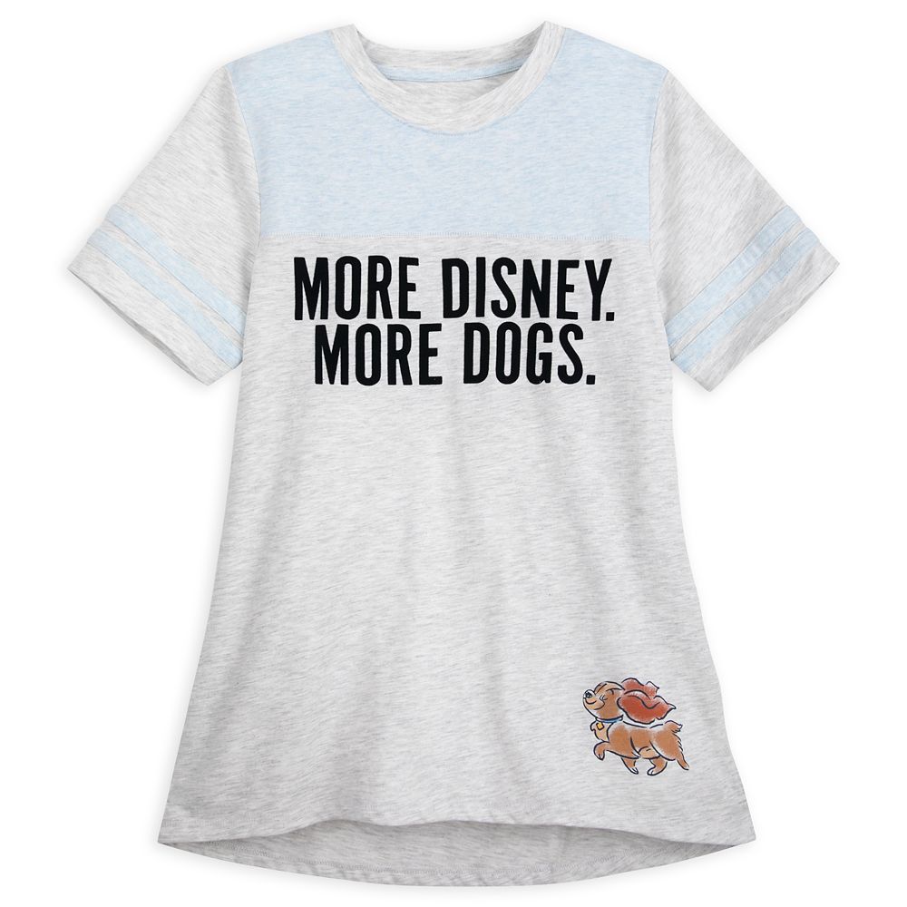 Lady ''More Disney. More Dogs'' T-Shirt for Women – Lady and the Tramp | Disney Store