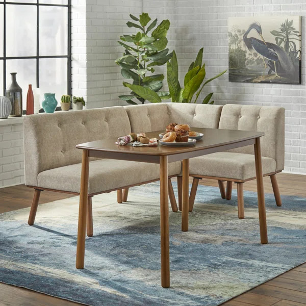 Bucci 4 Piece Breakfast Nook Dining Set | Wayfair North America