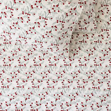 Pomegranate Percale Sheet Set | West Elm (US)