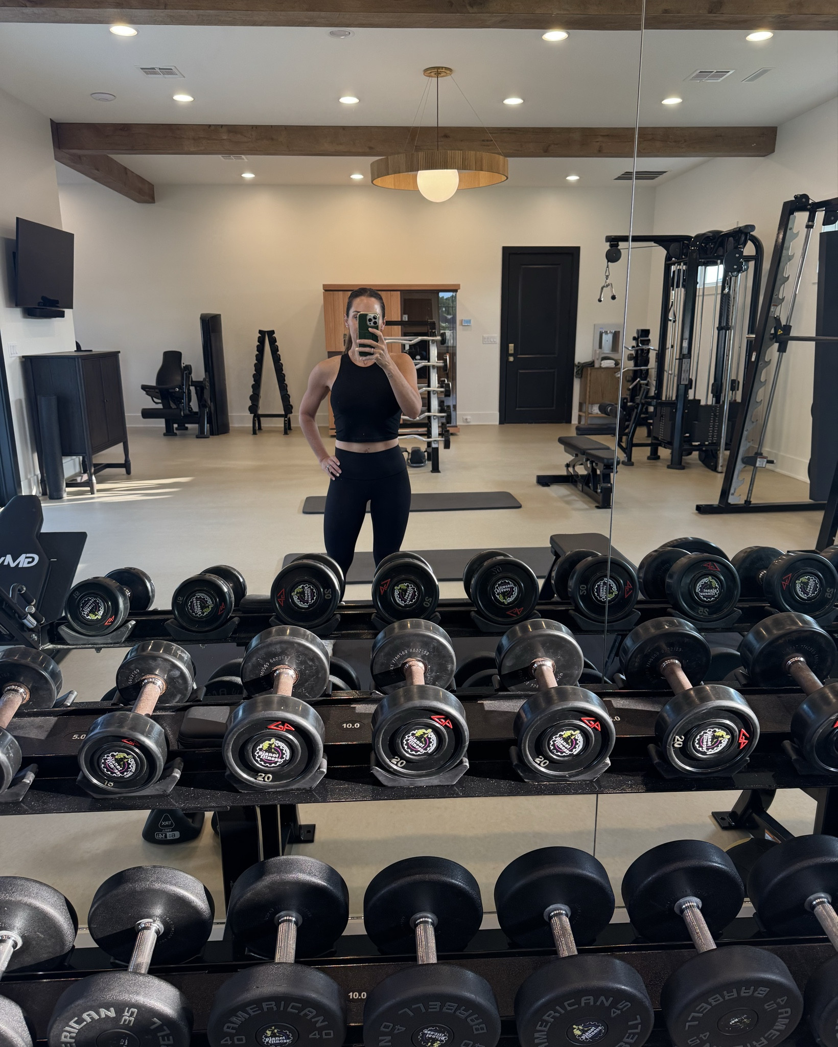 Early morning workout in my home gym 🫶🏼🫶🏼🫶🏼

#LTKActive