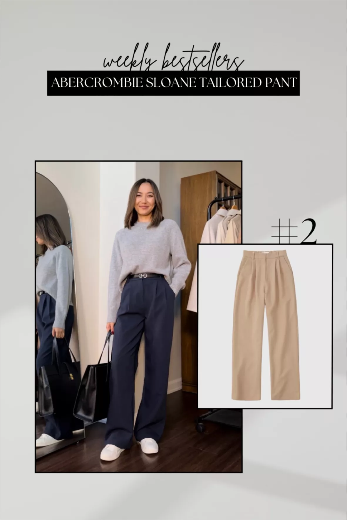 Women's A&F Sloane Tailored Pant curated on LTK