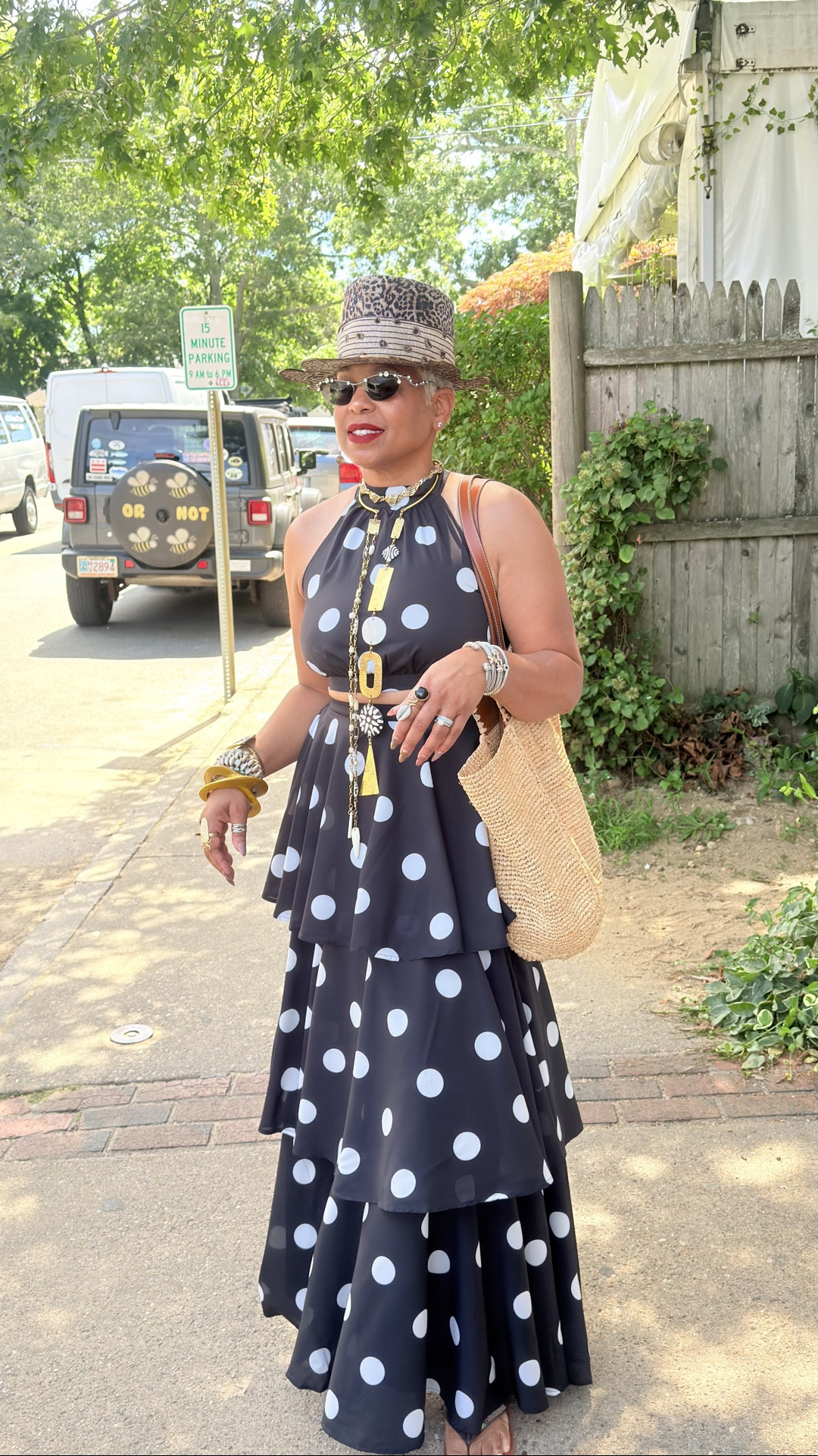 Polka dots, layers, leopard, and a whole lot of personality. 🖤🤍

I love a look that mixes prints without trying too hard. The statement hat, layered jewelry, and tiered silhouette took this one exactly where I wanted it to go. Style has no age limit—wear what makes you feel GOOD.

Comment “LINK” for outfit details.

#StyleOver50 #Over50Style #PrintMixing #StatementStyle #LTKOver50

#LTKgrwm #LTKootd #LTKOver40