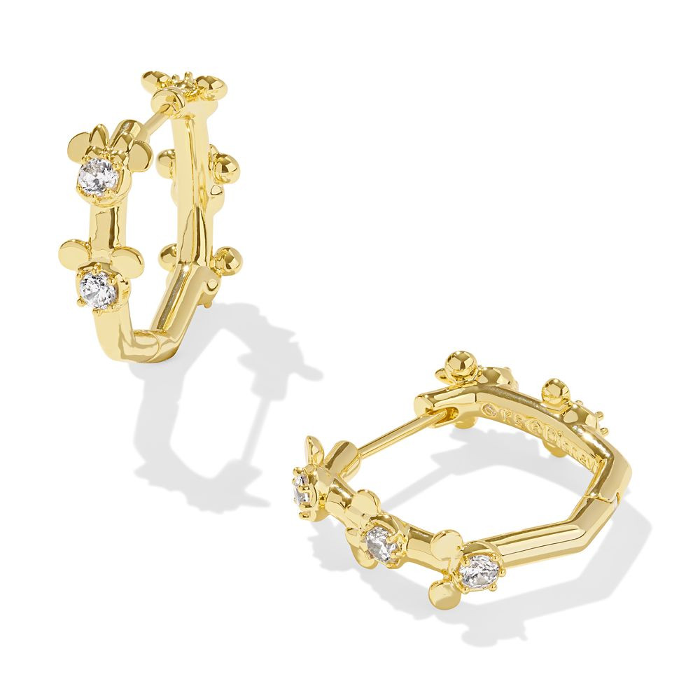 Mickey and Minnie Mouse Icon Hoop Earrings by Kendra Scott | Disney Store | Disney Store