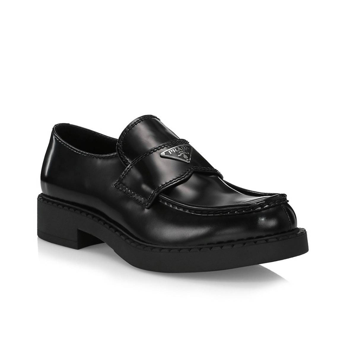 Prada Prada Spazzolato Leather Loafers | Grailed | Grailed