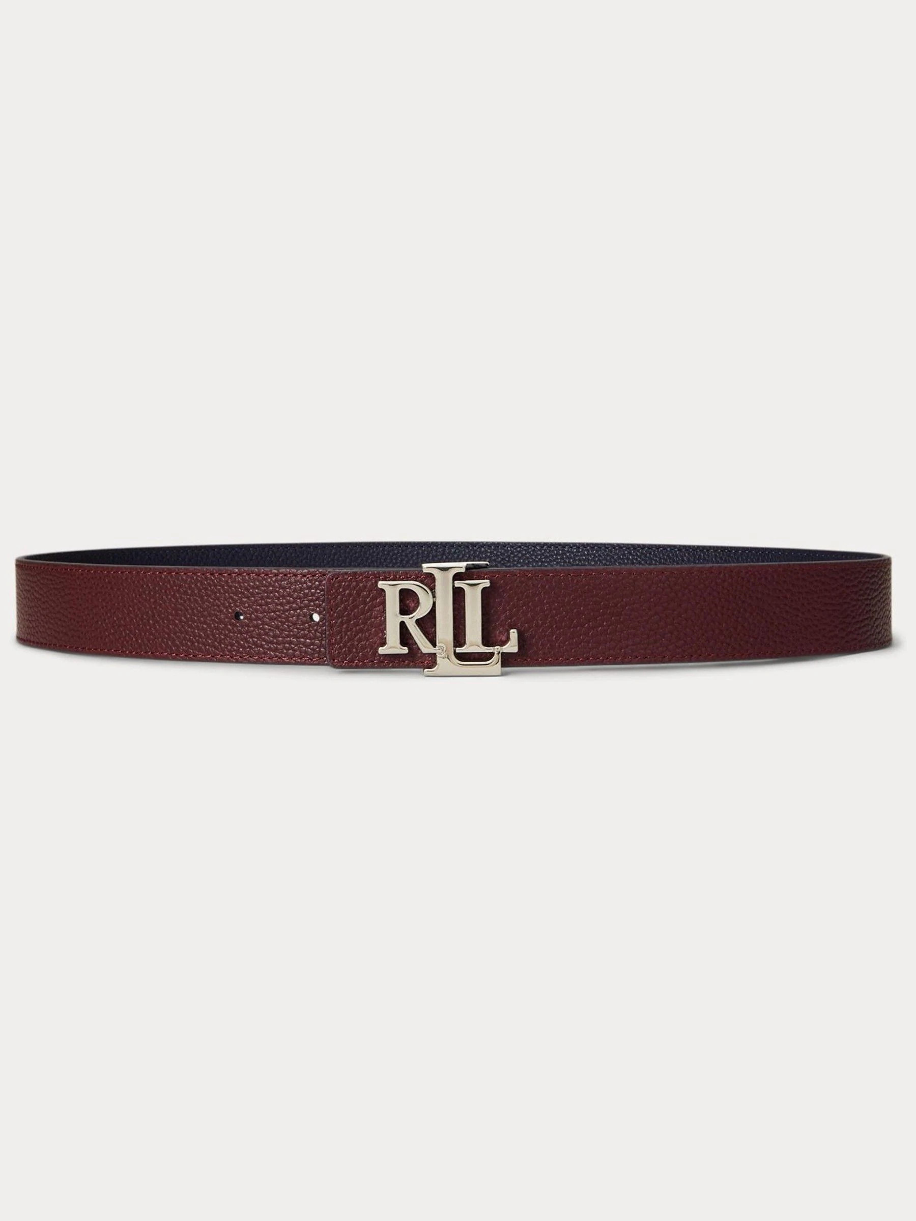 Lauren Ralph Lauren Lauren Ralph Lauren Red Leather Keeper Logo Belt | Next US