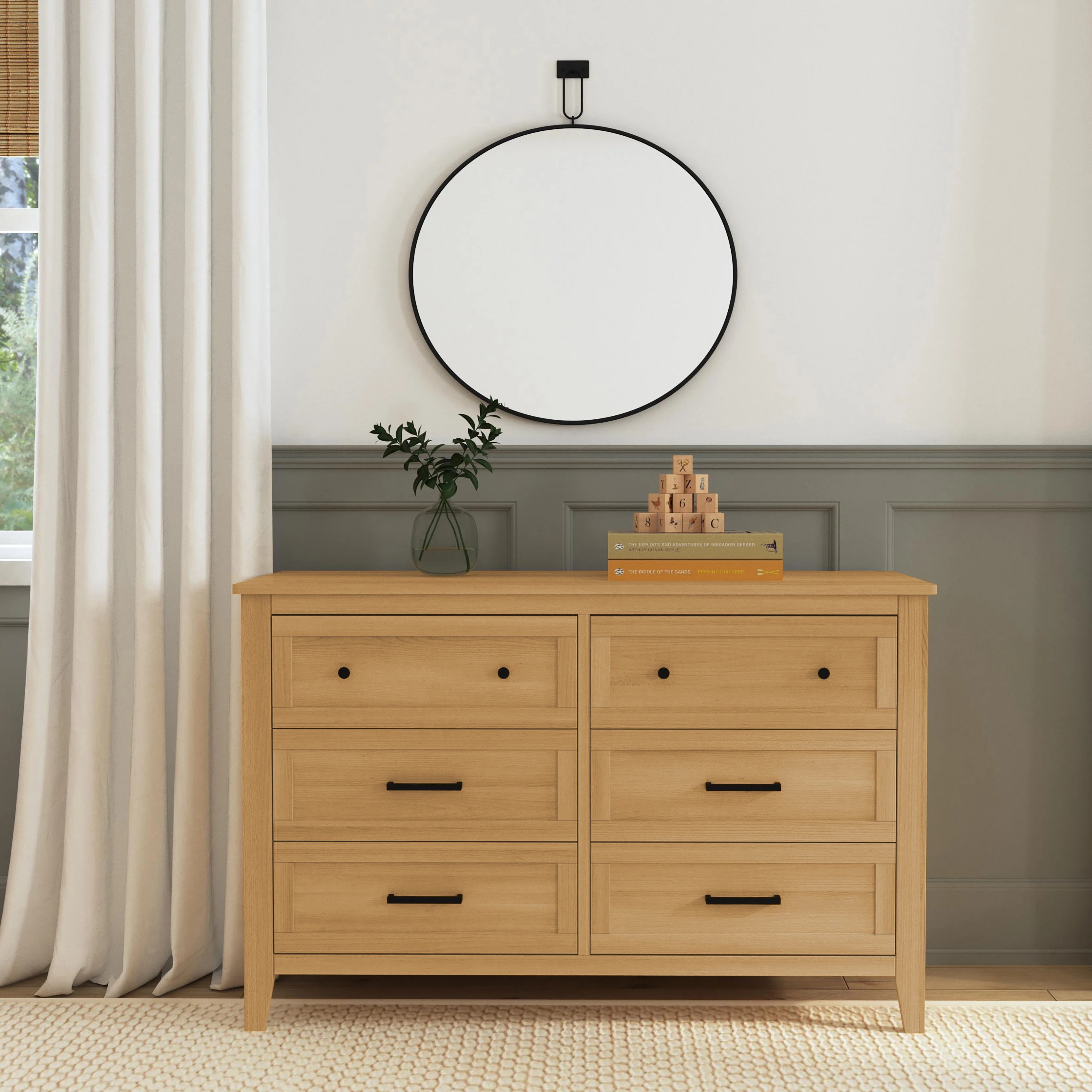 Beau 6-Drawer Double Dresser | Wayfair North America