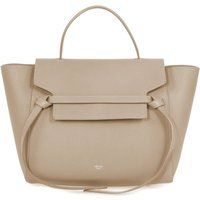 Celine Celine Taupe Grained Calfskin Leather Medium Belt Bag | Bonanza (Global)