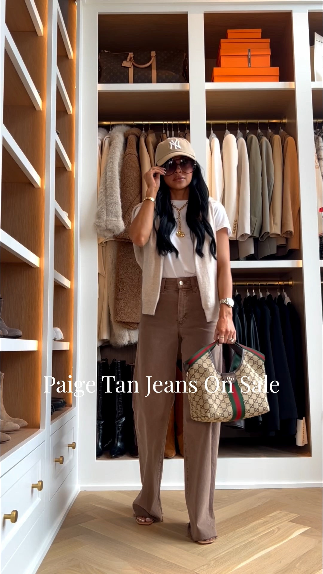 Casual weekend outfit 
Paige tan jeans on sale - save 20-30% off!

The best white tee for layering. Love the vintage look and feel.

Paige Anessa Brown Jeans wearing a 23
Mother Jean white tee wearing an XS
Gucci pendant necklace 
Gucci Giglio bag in small size 
Casual outfit ideas / best jeans / jean outfit ideas

#LTKSaleAlert #LTKOver40 #LTKootd