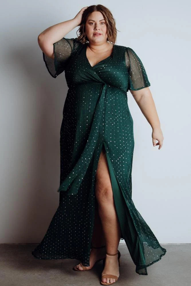 Grace Sparkle Gown | Emerald | Baltic Born