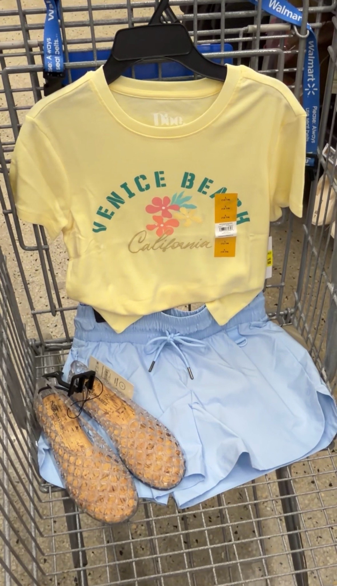 Summer outfit formula I’ll be wearing on repeat! Sometimes with sandals, other times with sneakers. Hike run shorts fit tts. Tee is a baby tee so I sized up to XXL. Jellies fit tts; if between size down. #walmartfashion #walmartfinds

#LTKOver40