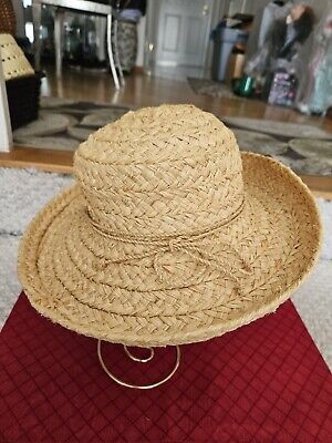 Helen Kaminski- Australia 100% Raffia Handmade Sun Hat-4" Brim  | eBay | eBay US
