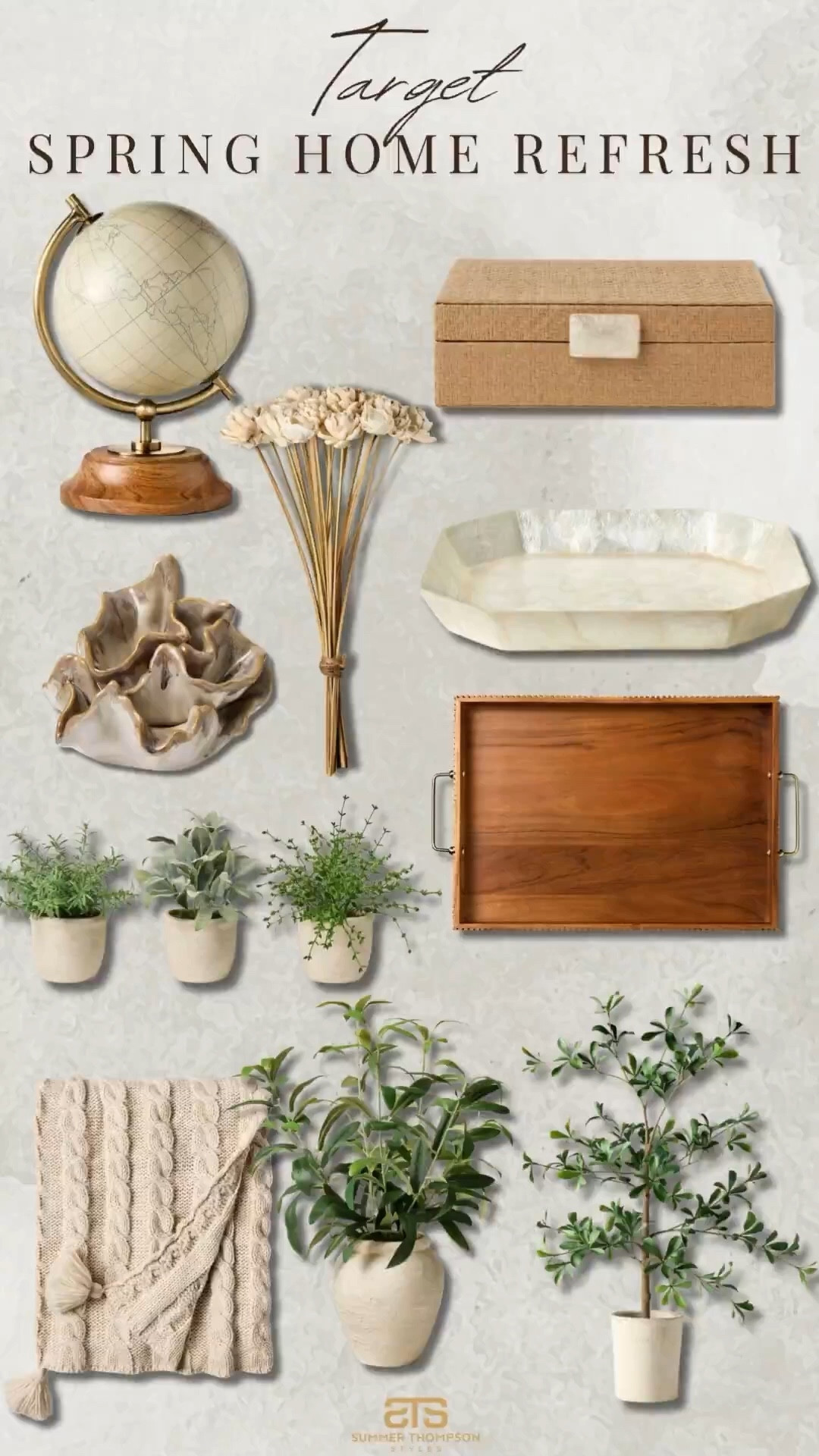 Affordable decor pieces that are affordable and aesthetic! 

Neutral home decor spring home refresh faux greenery faux plants trending best sellers viral affordable 

#LTKFindsUnder50 #LTKHome #LTKFindsUnder100