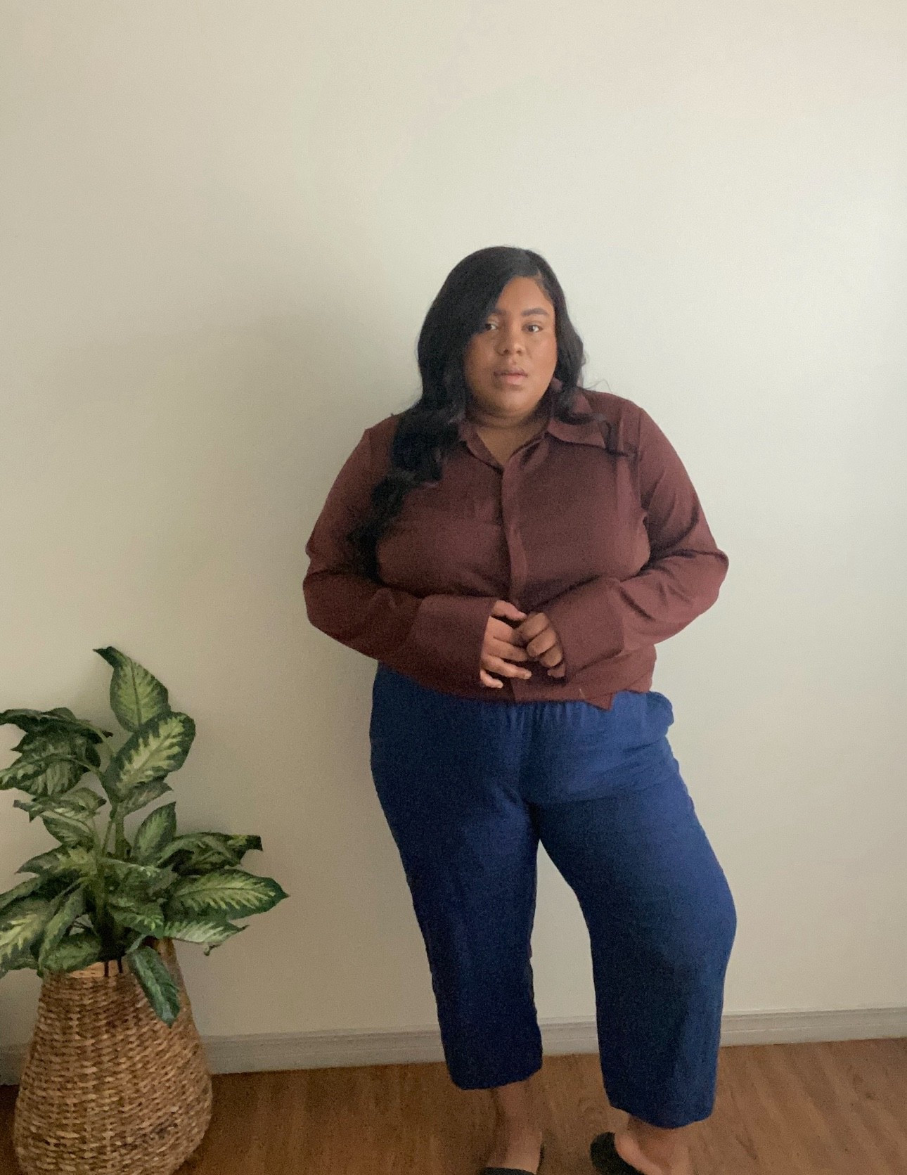 Plus size neutral brown and denim minimal outfits for summer. 

#LTKPlusSize #LTKMidsize #LTKStyleTip