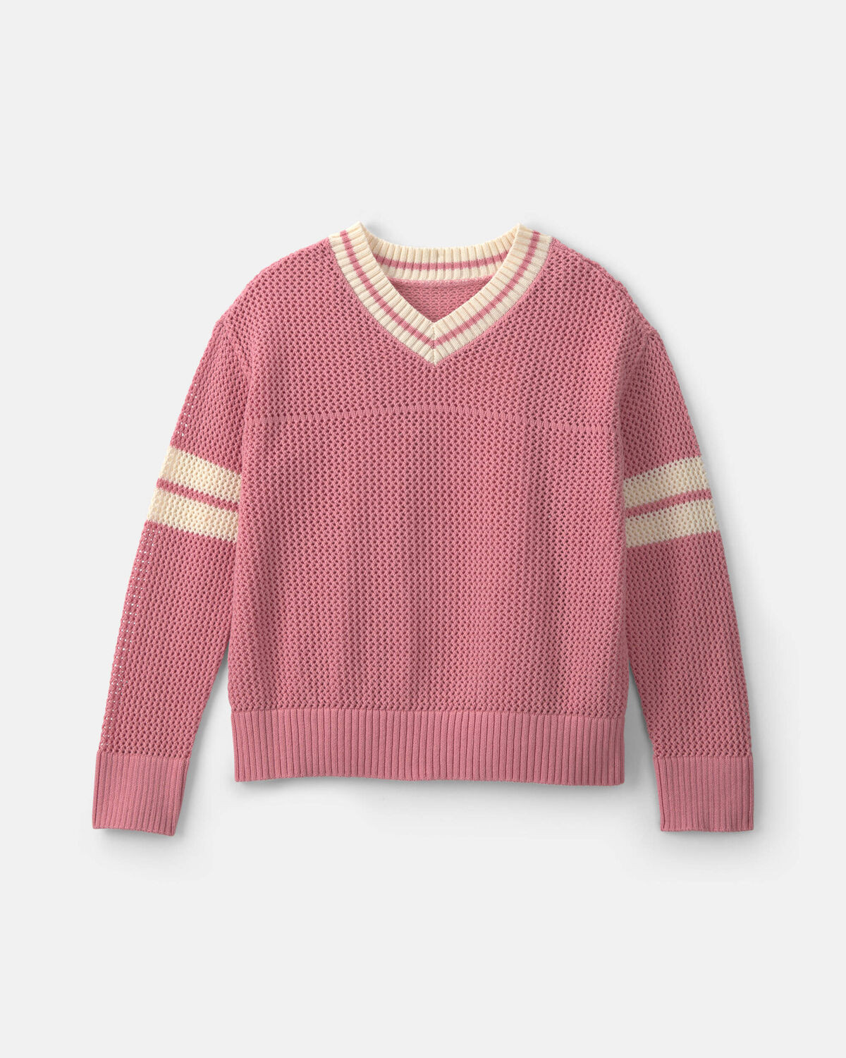 Girls 2-Piece Varsity Sweater - Pink/Cream | Carter's Inc