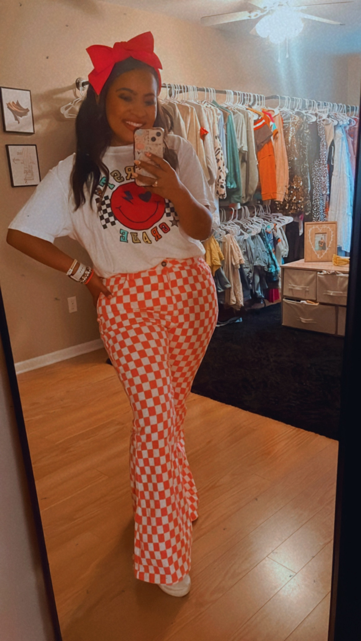 FIRST DAY OF FIRST 🤘🎸💖⚡️
HEADBAND//BRIANNA CANNON use my code 10AYAKO for a discount but did mark a dupe

SHIRT// CRUNCHES and CRAYONS but also marked a dupe

SHOES + PANTS // AMAZON 

#LTKTeacher 

#LTKBacktoSchool #LTKMidsize #LTKSeasonal