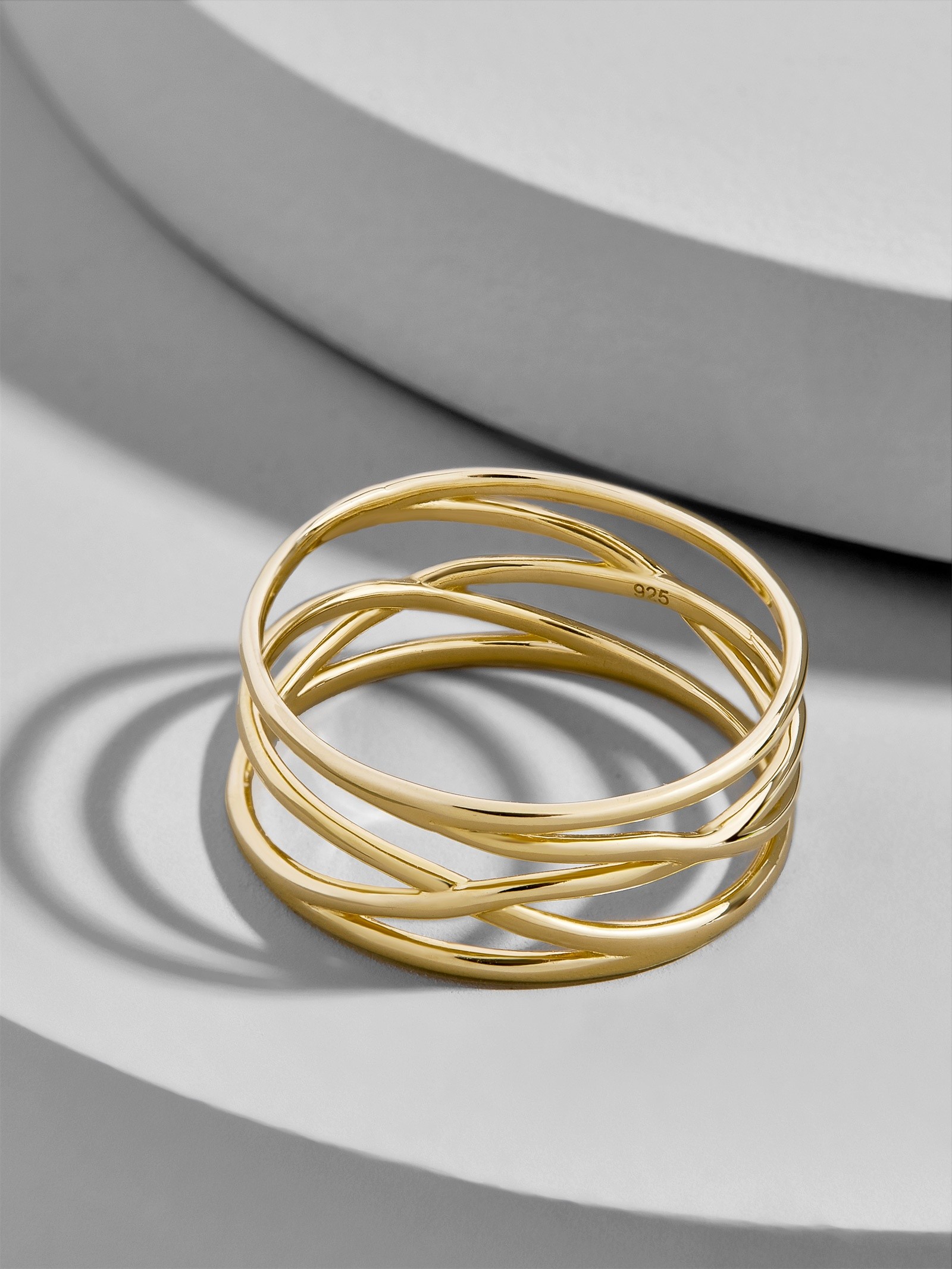Ivy 18K Gold Plated Ring | BaubleBar (US)