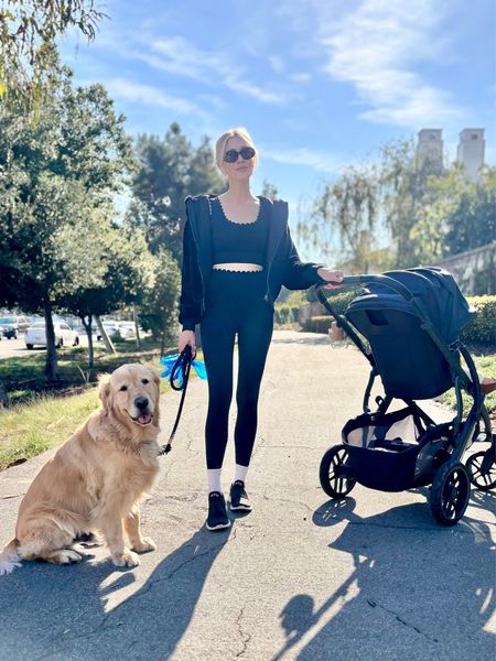 Saturdays with my crew 🖤 Also loving this cute scalloped set from @ivlcollective and the coziest and softest faux fur bomber jacket #ad

#LTKfitness #LTKfamily