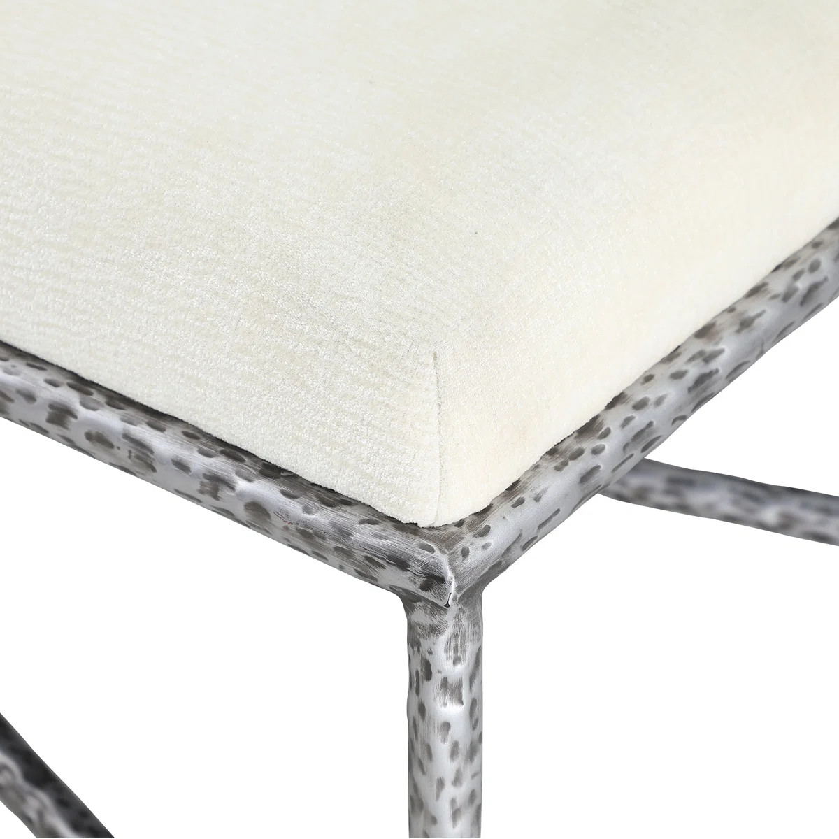 Iyania Chenille Fabric Bench | Wayfair North America