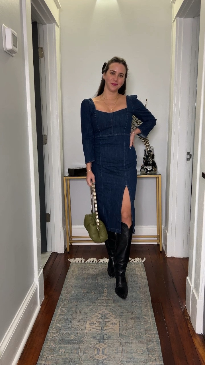 My second shipment rent the runway roundup. 

Denim midi dress. Knee high boots. Puffy purse. Plaid mini skirt. Sambas. Agolde jeans. 

#LTKVideo #LTKstyletip #LTKfindsunder50