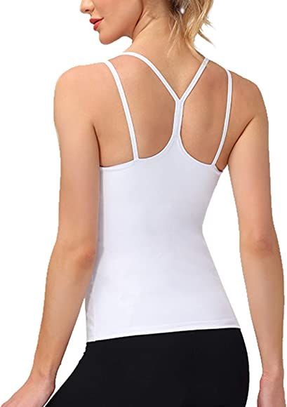altiland Women's Anti-Bacteria Workout Tank Top with Built in Bra Fitness Running Yoga Shirts 2 i... | Amazon (US)