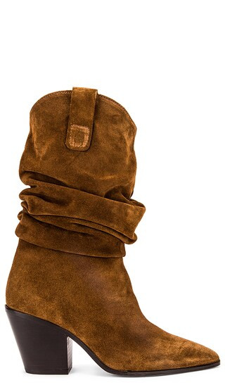Slouch Boot in Mink | Revolve Clothing (Global)