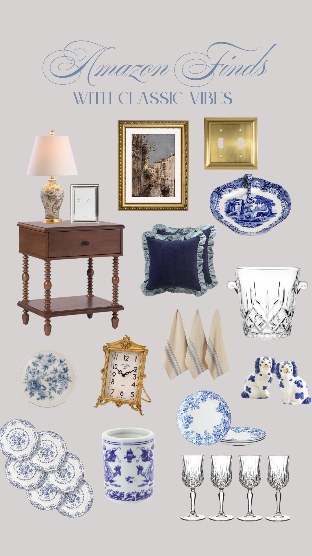 Antique vines Amazon prime Amazon prime day deals vintage blue and white 

#LTKFindsUnder50 #LTKSaleAlert #LTKHome