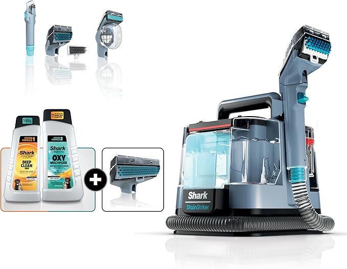 Shark Carpet Cleaner Machine, Portable Upholstery StainStriker, Spot, Odor & Stain Remover, 2 Car... | Amazon (US)