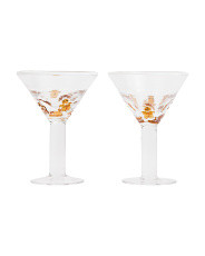 Set Of 2 Gingerbread Martini Glasses | Kitchen & Dining Room | Marshalls | Marshalls