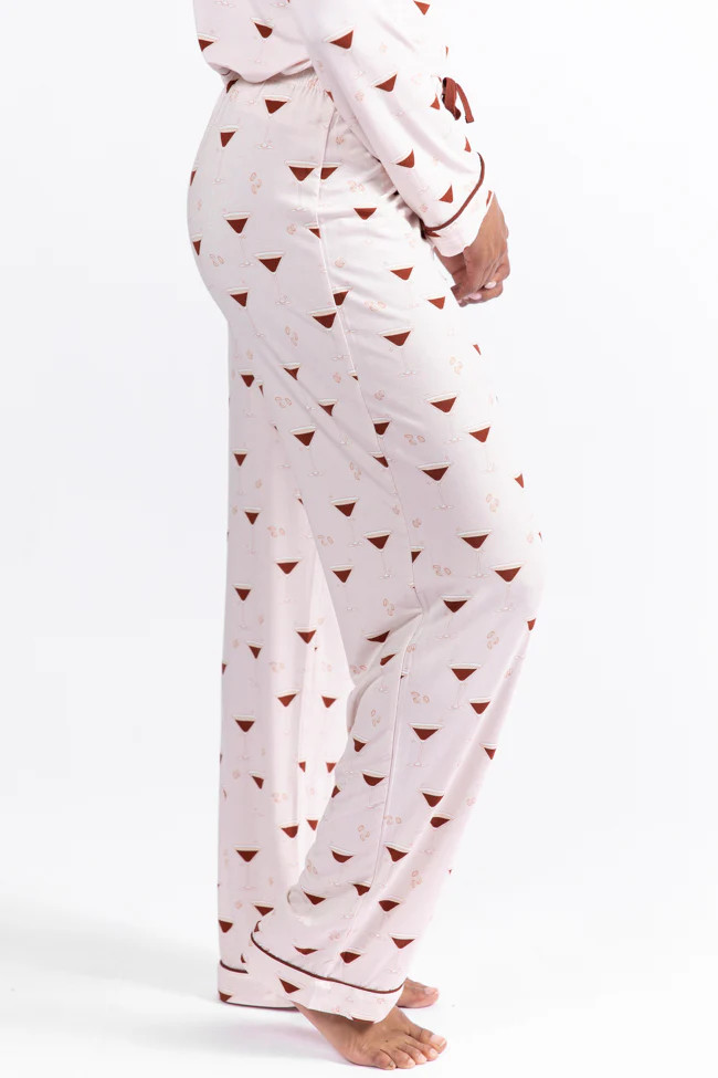 Under The Stars Espresso Martini Bamboo Pajama Pants | Pink Lily