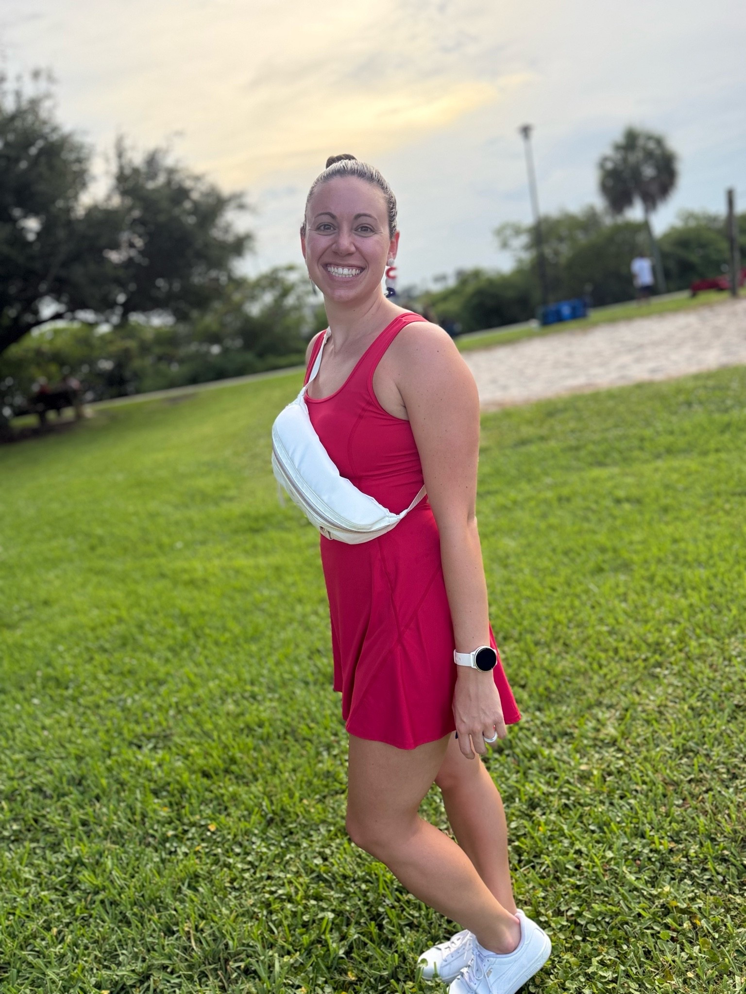 Fourth of July party in the park outfit! Love my Halara dress-it is a go-to every single time! Paired with white sneakers from Puma and my Prism body bag, I’m ready for anything! If you need USA earrings, Amazon baby!

#LTKootd #LTKSeasonal #LTKgrwm