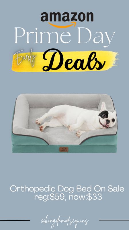 Orthopedic pet dog bed prime day deal 

#LTKHome #LTKSaleAlert