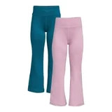 Athletic Works Girls' Flare Leggings, 2-Pack, Sizes 4-18 & Plus | Walmart (US)