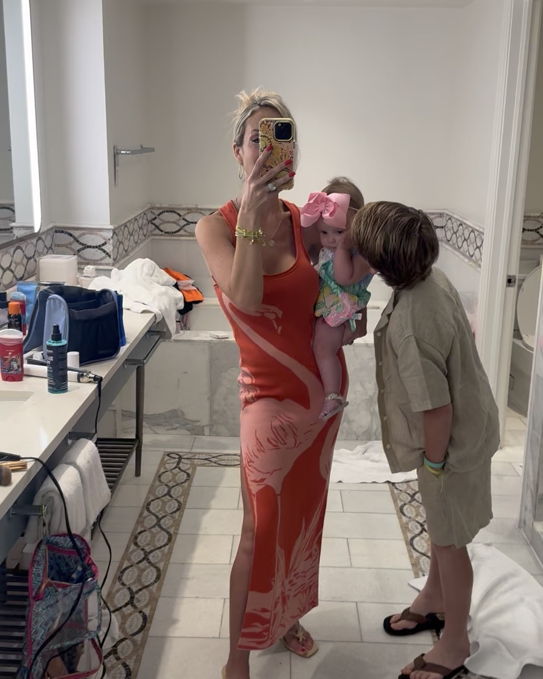 The cutest flamingo sweater dress 😍. Dinner. Spring break 2026. Tropical. Spring dress  #LTKSpringSale 

#LTKTravel #LTKgrwm