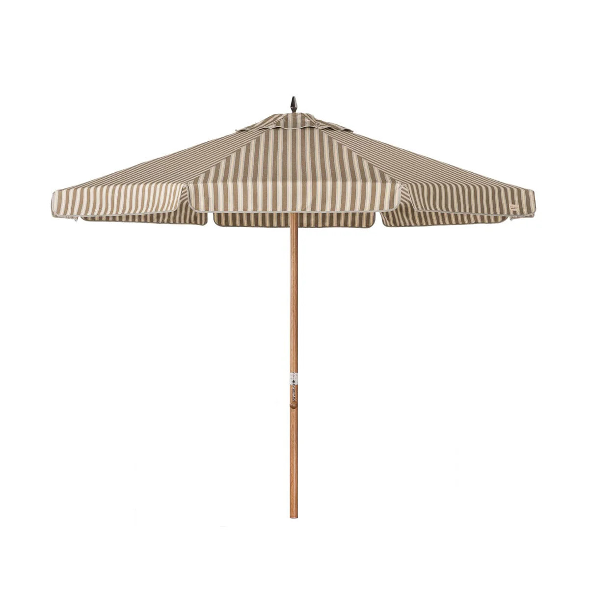 Patio Umbrella with Teak Frame | Outdoor Market Umbrella | Business & Pleasure Co. | Business & Pleasure Co.