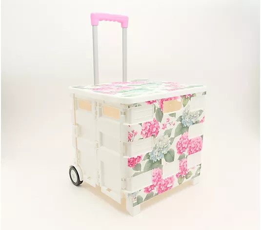 Make Your Selection: Temp-tations Seasonal Folding Cart with Wheels | QVC