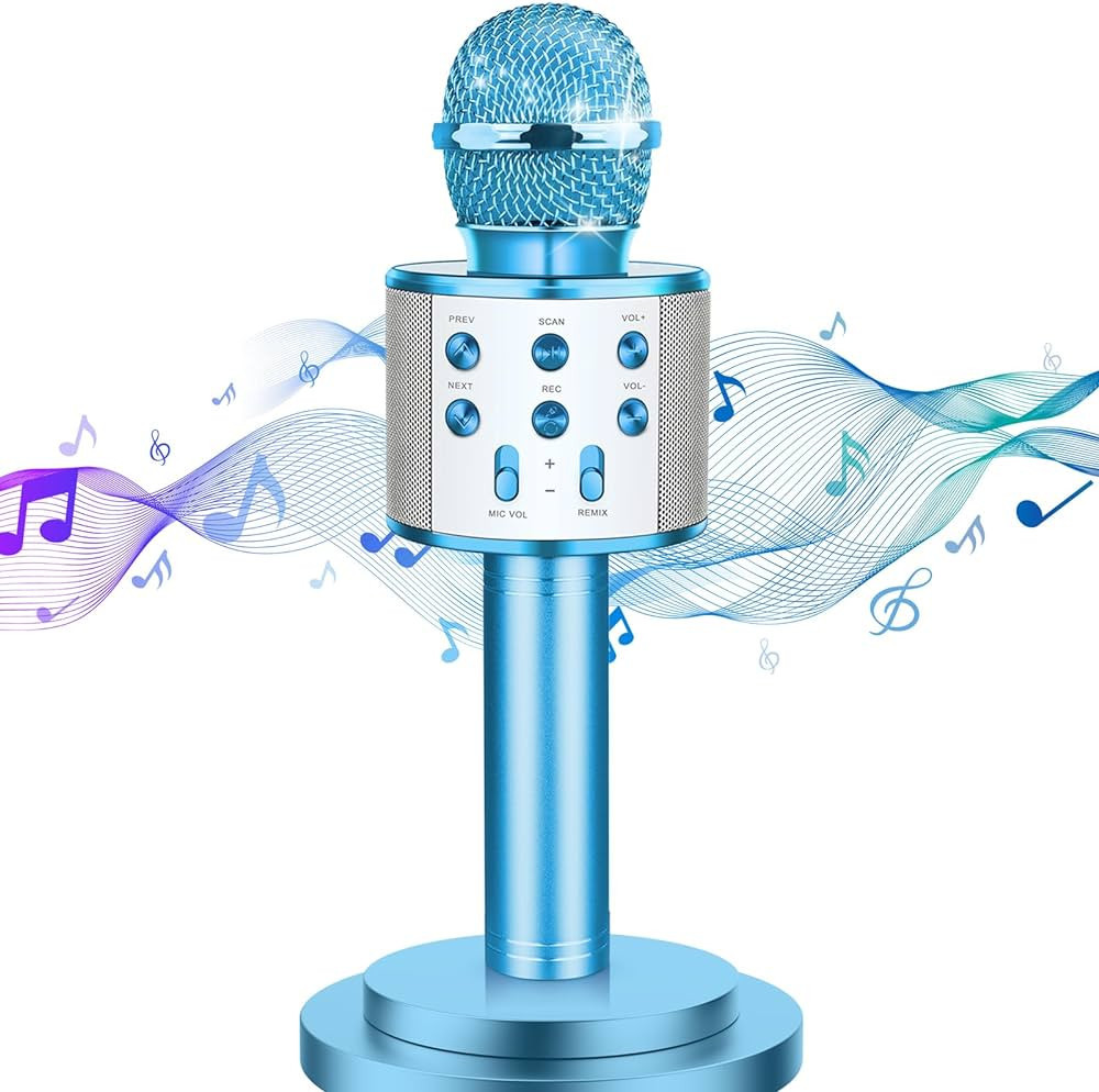 Wireless Karaoke Microphone for Kids 3-12: Kids Microphone for Boys 3 4 5 6 7 8 9 10-12 Year Old ... | Amazon (US)