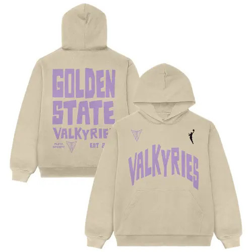 Unisex Playa Society Oatmeal Golden State Valkyries Established Hoodie at Nordstrom, Size Large | Nordstrom