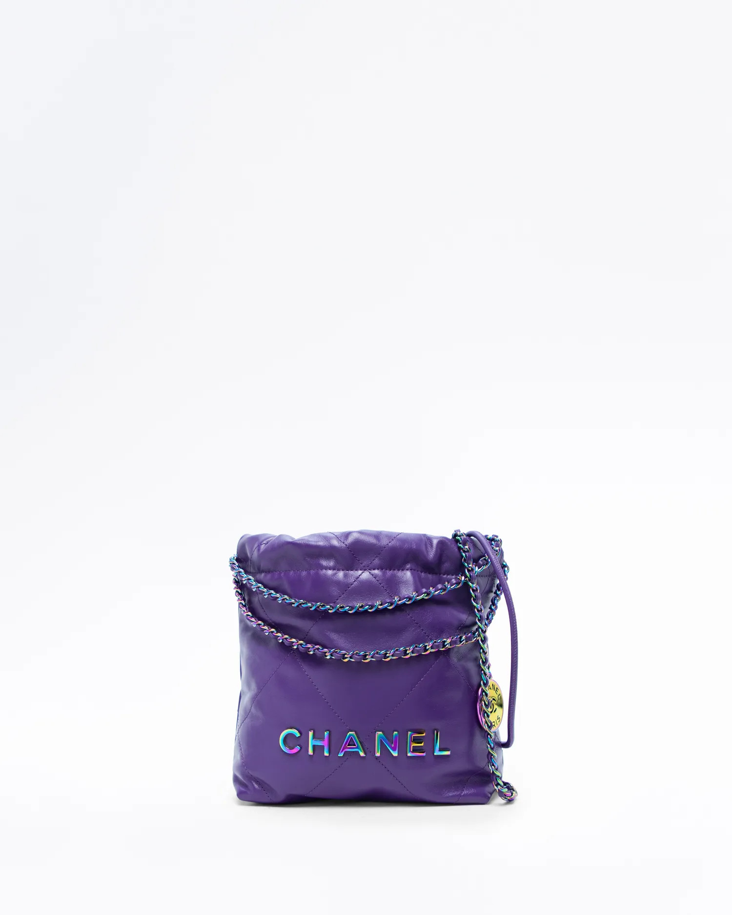 Rainbow Chanel 22 Mini Handbag | Vivrelle