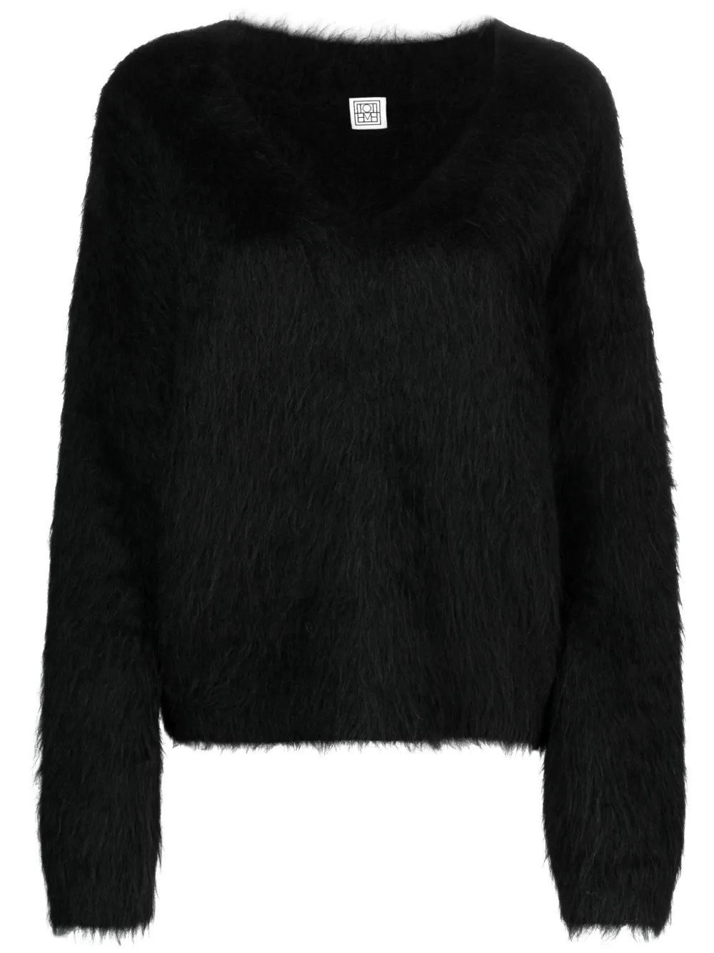 TOTEME Brushed Wool Jumper - Farfetch | Farfetch Global
