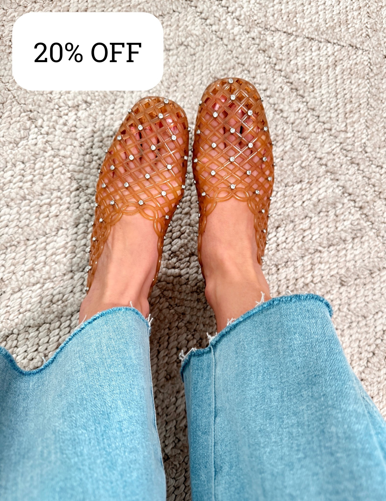 Rhinestone Jelly Sandals 🤩
20% off at one retailer: CODE: SPRINGBREAK (sale ends 3/12)

➡️Sizing: I tried on the size 7 and 8 and I went with the size 7, the 8 was way too big.  (I’m a size 7.5)— for reference, I’m more of a size 7/7.5 not a size 7.5/8

Jelly shoes, Steve Madden, spring sandals 

#LTKSaleAlert #LTKgrwm #LTKootd