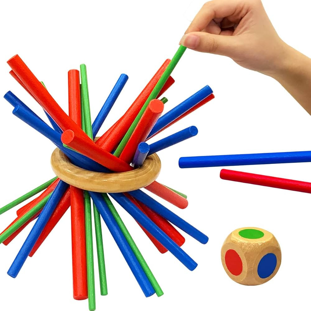 Keep It Steady Fun Family Games for Kids and Adults - Balance & Patience Training - Wooden Stick ... | Amazon (US)