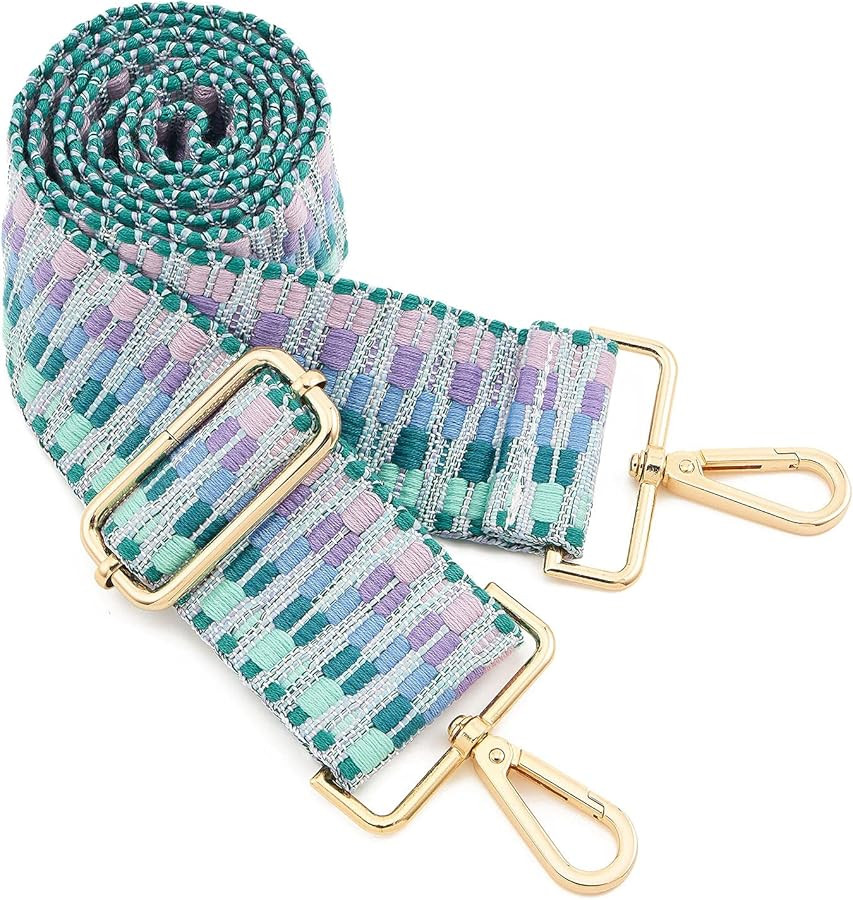 Wide Shoulder Strap Adjustable Replacement Belt Crossbody Canvas Bag Handbag | Amazon (US)