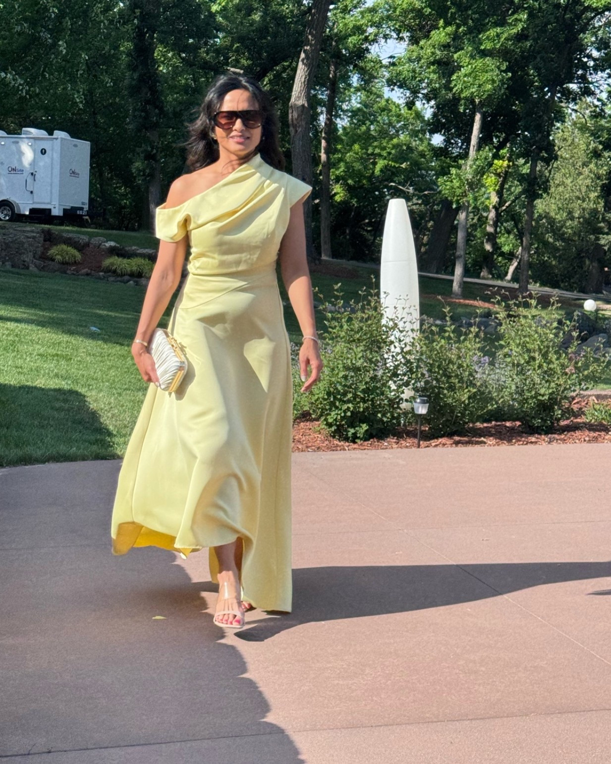 Wedding guest dress! Got compliments on this all night long! I am 5’2”. The top part was slightly longer but it worked. Will be perfect if you are slightly taller!

Wearing dress XS (TTS)
Sandals 8.5 (TTS)

#LTKOver40 #LTKWedding #LTKTravel