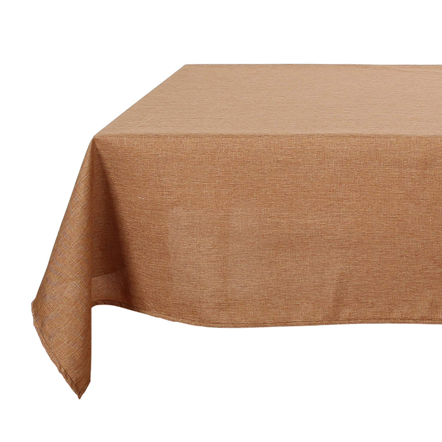 Faux Linen Table Cloth Color Cashew | Amazon (US)