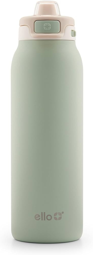 Ello Pop & Fill Stainless Steel Water Bottle with QuickFill Technology | Double Walled Vacuum Ins... | Amazon (US)