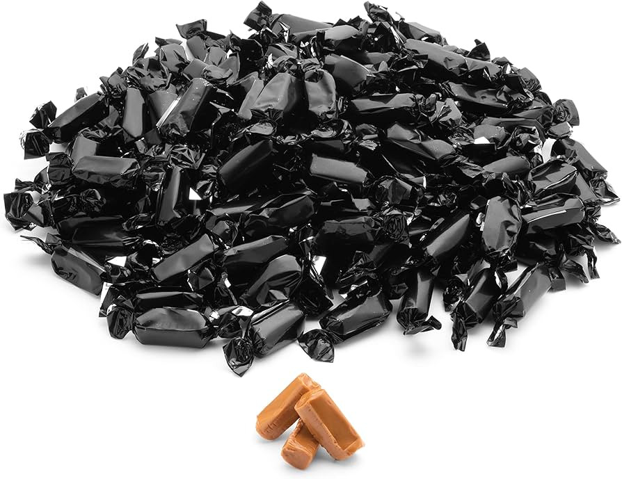 Black Individually Wrapped Caramels - 2 Pound Bag - Approximately 190 Pieces | Amazon (US)